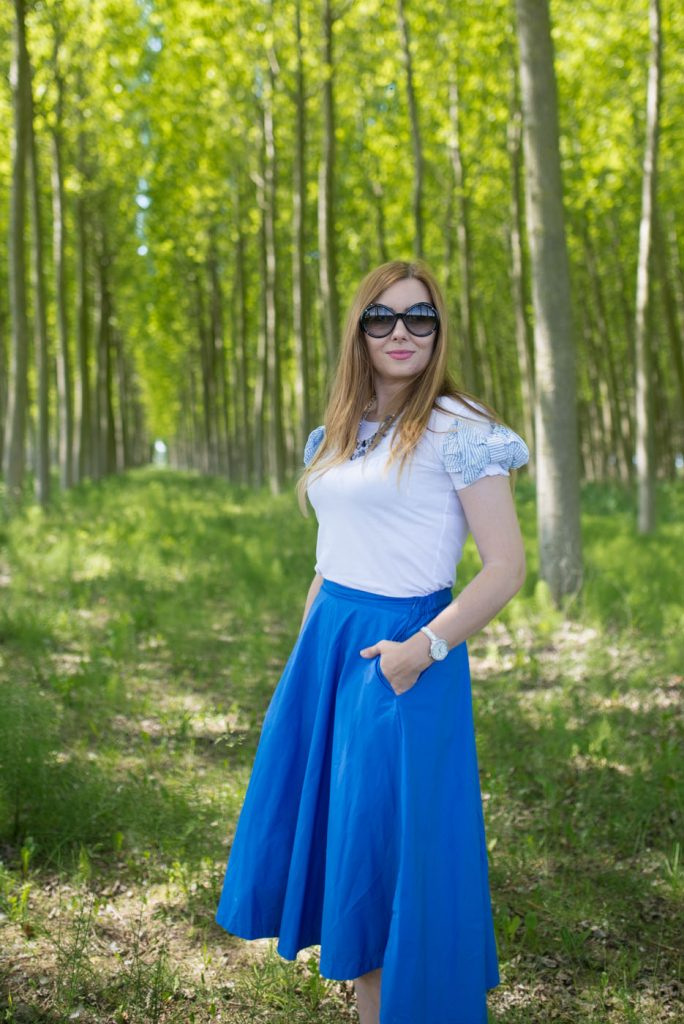 Outfit tra gli alberi